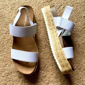 NEW Madden Girl wedge sandals (size 7) - never worn!